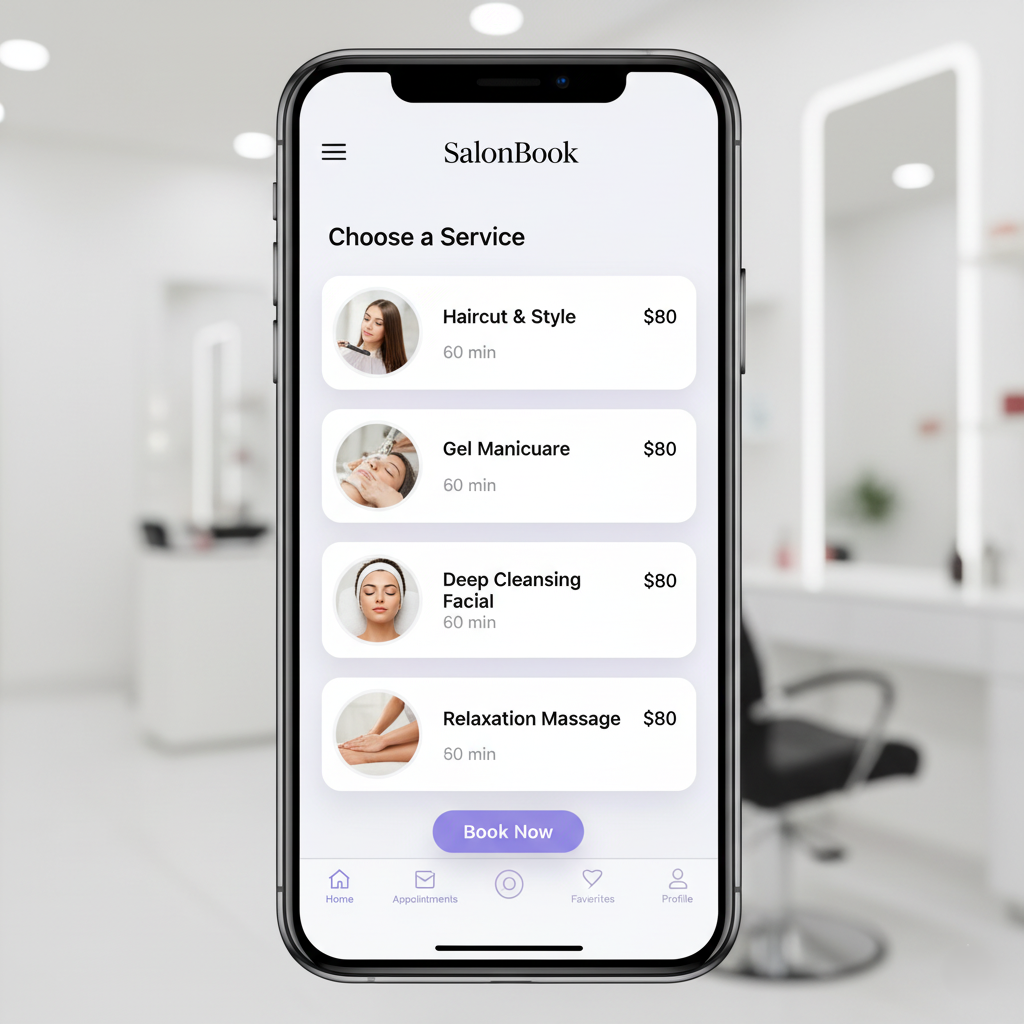 SalonBook Mobile App
